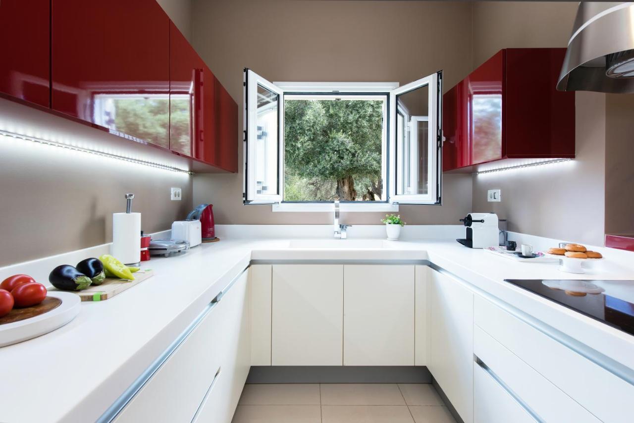 Terra Rossa By Konnect, Views To Ionian Sea Villa Spartylas Exteriör bild